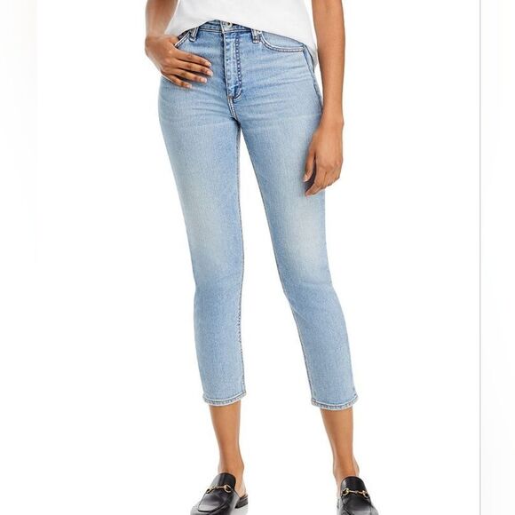 rag & bone nina high rise ankle cigarettejeansinlou